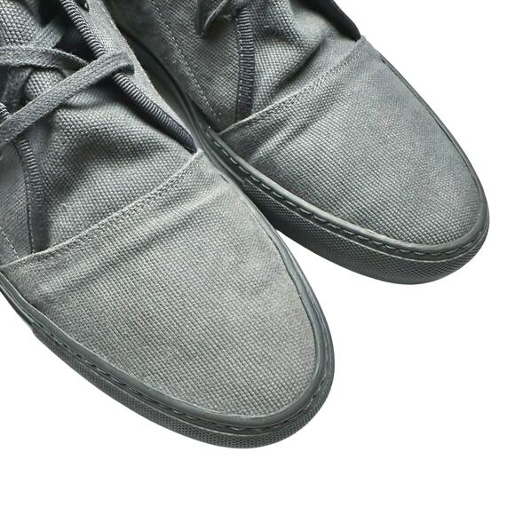 Common Projects | Men | Gray Canvas Lace Up Hi-Top Safari Boots | EU 43 US 10 - Picture 10 of 16